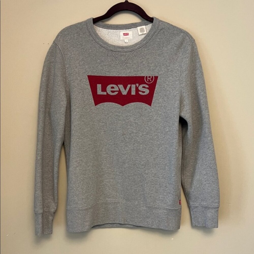Levi's Gray Men's Sweater/Sweatshirt size S